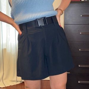 Juicy couture nylon blend very light weight belted shorts.